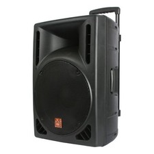 MR DJ PBS1609MP3 Powered PA 12 Inch DJ Speaker Cabinet with Built-In Amplifier picture