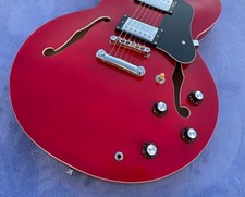 6 Strings Electric Jazz Guitar Bone Nut Semi Hollowbody Glossy Finished Guitarra picture