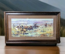 Charles Marion Russell Roundup Giclee Ptint  22.5