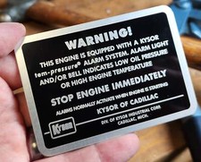 Kysor Alarm Plate picture