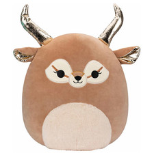 Squishmallow 8 inch new  The Antilope with gold antlers -Perfect seasonal gift picture