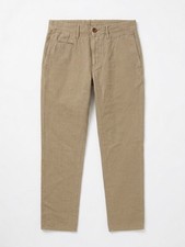 Incotex Men's Khaki Dress Pants 30 Tan Cotton Linen Twill Chino Trousers SECONDS picture