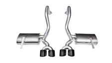 CORSA Performance Black Xtreme Axle-Back Exhaust for Chevrolet Corvette C5 picture