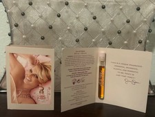 NWT / Vintage + Jessica Simpson Fancy + 5 Perfume Sample Vials with Display Card picture