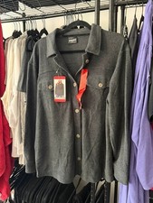 NWT 32 Degrees HEAT Women’s Charcoal Fleece Shirt Jacket Shacket - Size Medium picture