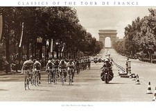 1975 Tour Finish on the Champs Elysees Press E' Sports 31 x 22