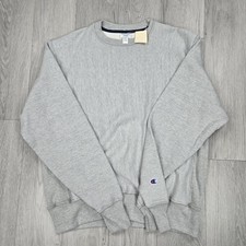 Vintage Champion Sweatshirt Medium Gray Reverse Weave Long Sleeve 90s Y2K... picture