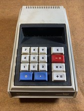 Vintage Rare SHARP QT-8D Electronic Desktop Calculator Micro Compet Jpan & cover picture