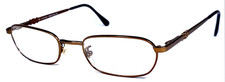 FENDISSIME F136 884 NOS Italy Brown Matte 51-20-135 Eyeglasses Frame  picture