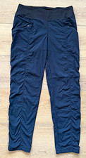 prAna Women’s Black Koen Capri Pockets Stretch Pants Size Medium picture