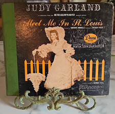 Vintage 1944 Decca  Judy Garland Meet Me In St. Louis 78 RPM Shellac 3 Box set  picture
