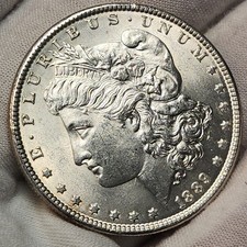 1889 P Morgan Silver Dollar $1 Choice BU 90% Silver US Coin Philadelphia Mrg89Ei picture