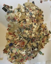 5,000 Worldwide Vintage Postage Stamp Lot Collection Used 1870-1970 picture