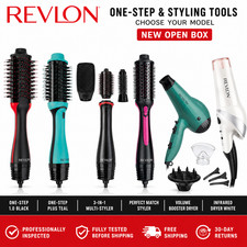 REVLON One-Step & Hair Styling Tools New Open Box - Choose Model picture