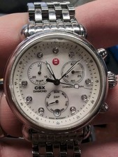 Michele Women's Watch MW03M00A0046 CSX MOP Diamond Dial Swiss Quartz Chronograph picture