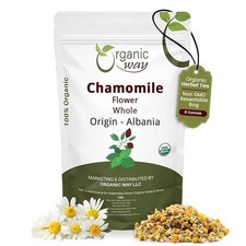 Organic Way Chamomile Flower Whole - Organic, Kosher & USDA Certified picture