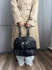 Vintage Y2K Guess Croc Embossed Handle  Bag picture