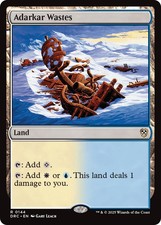 MTG Adarkar Wastes [Aetherdrift Commander] Near Mint Magic picture