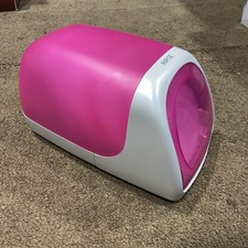 HIPCE Y2K CD & DVD Storage Box One Touch Sliding Door Holds 60 CDs Pink picture