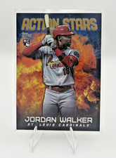 2023 Topps Update Action Stars Jordan Walker RC #AS-12 Gold /75 Near Mint SP picture