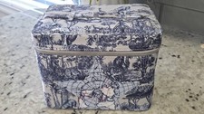 NEW Dior Beauty Around the World, Large Vanity Case with Mirror Blue White Toile picture