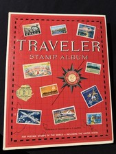 Vintage H.E. Harris Traveler Stamp Album World Collection China Canada USA picture