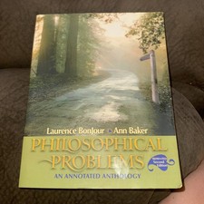 Philosophical Problems An Annotated Anthology 2nd Ed BonJour Baker PB VG picture
