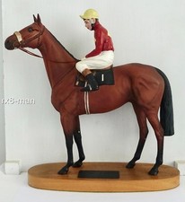 SUPERB VINTAGE BESWICK RED RUM WITH BRIAN FLETCHER UP RACE HORSE MODEL NO.2511 picture