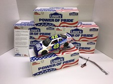  JIMMIE JOHNSON 2002 #48 LOWES EMPLOYEE SPECIAL POWER OF PRIDE 1/24 ROOKIE NIB picture