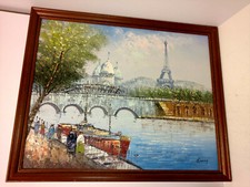 Caroline Burnett Canvas Painting 19 1/2'' x 15 1/2'' framed picture