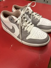 Size 9.5 - Air Jordan 1 Low Sail College Grey picture
