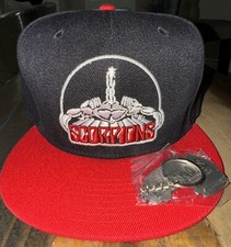Scorpions Official Hat And Keychain 2017 Crazy World Tour Embroidered Hat New picture