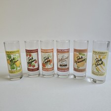Vintage Stolichnaya Stoli Vodka Luminarc Set of 6 Shot Glasses 2 oz (Full Set) picture