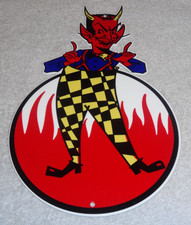 VINTAGE DEVIL SMILING + YELLOW SUSPENDERS 12