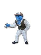Vintage Cast Iron Lawn Jockey Statue 