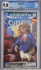 Supergirl #13 DC Comics 11/17 Artgerm Controversial Variant Cover CGC 9.8  picture
