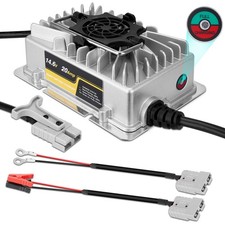 14.6V 20A AC-DC Battery Smart Charger for 12V Deep Cycle Lithium LiFePO4 Battery picture