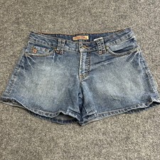 Paris Blues Jean Shorts Womens Size 7 Blue Low Rise Stretch Denim Casual Summer picture