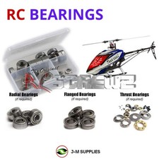 RCScrewZ Metal Shielded Bearings alg039b for Align T-REX 550X (RH55E22XT) | KIT picture