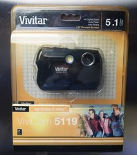 Vivitar ViviCam 5119 5.1MP Vintage Y2K Digital Camera NEW OLD STOCK picture