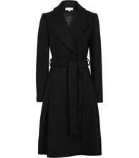 NEW, REISS Halle Double-Breasted Coat in Black Sz 4 #W194 picture