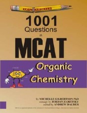 Examkrackers: 1001 Questions in MCAT, Organic Chemistry - Paperback - GOOD picture