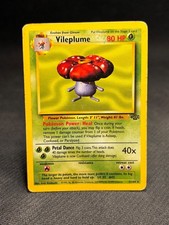 Vileplume 31/64 Rare Jungle Pokemon Unlimited Heavily Played picture