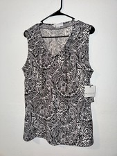 NWT Liz Claiborne XL Bloomsbury Crema Multi XL picture