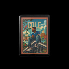 J Cole Custom Trading Card Dreamville Hip Hop Rap Fan Art Collector Rare picture