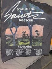 Phil Wickham Song of the Saints 2026 Tour Graphic T-Shirt Black XL picture
