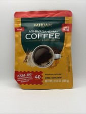 Vahdam India Ashwagandha Instant Coffee With Tumeric & Mushrooms 40 Servings picture