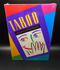 Vintage 1989 Taboo Milton Bradley Board Game 4015 Original Edition NEW SEALED picture