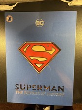 Superman The Definitive History Hardcover Book NEW IN PLASTIC.  picture