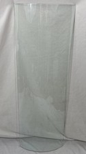 Antique Bent Curved Wavy Glass Replacement Panel For China Cabinet Door 39.25